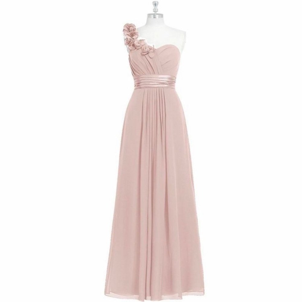 Azazie Dusty Rose Long Bridesmaid Dress New with Tag